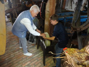 Am Schleifstein (Foto: Dr. M. Huth)
